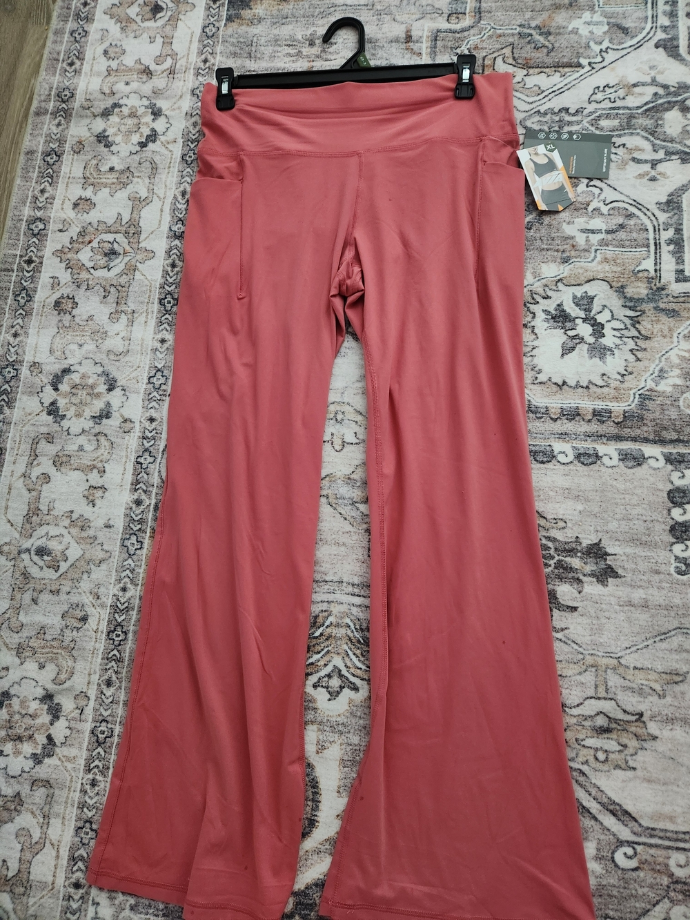 Avia Boot Flare Yoga Pants in Coral    Color